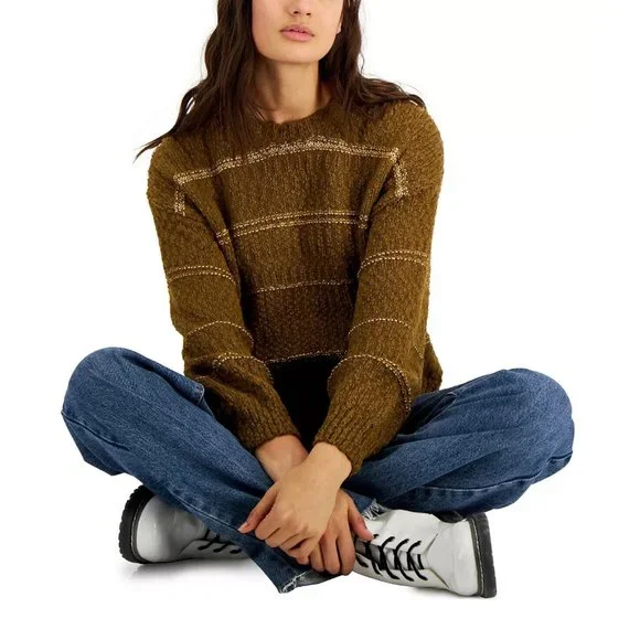 Lucy Paris Sweaters Lucy Paris Vicky Sweater Cocoa Size Small